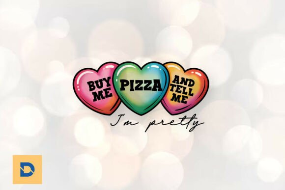 Colorful Hearts Quirky Quote PNG for Crafts and Graphics