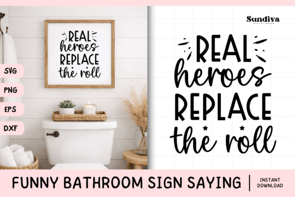 Funny Bathroom Sign Saying SVG 15 for Graphics and Crafts