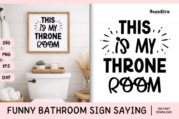 Funny Bathroom Sign Saying SVG 8 Review for Graphics and Crafts