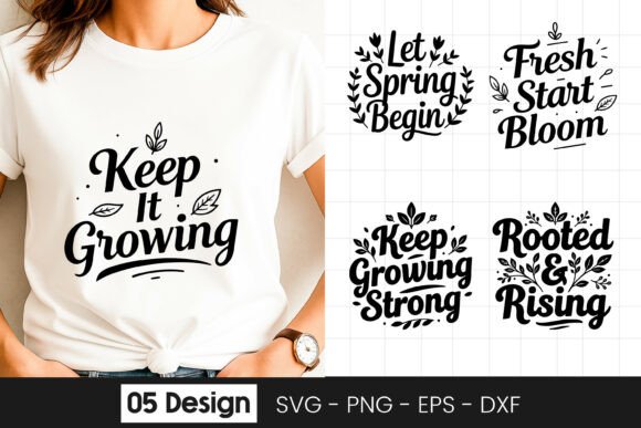 Keep It Growing Motivational SVG PNG for Crafts & Graphics