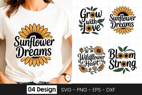 Sunflower Dreams Inspirational SVG PNG Review
